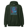 Brain Cancer Neon Skull Hoodie - JohnVsGBMForest GreenS