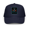 Brain Cancer Neon Survivor Trucker Hat - JohnVsGBMNavy