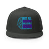 Brain Cancer Neon Trucker Cap - JohnVsGBMCharcoal
