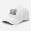 Brain Cancer Never Stop Fitted Cap - JohnVsGBMWhiteS/M
