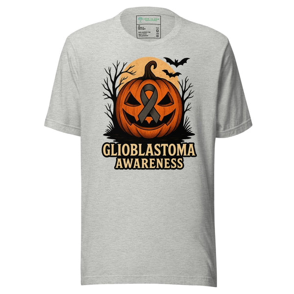 Brain Cancer Pumkin Tee - JohnVsGBMAthletic HeatherXS