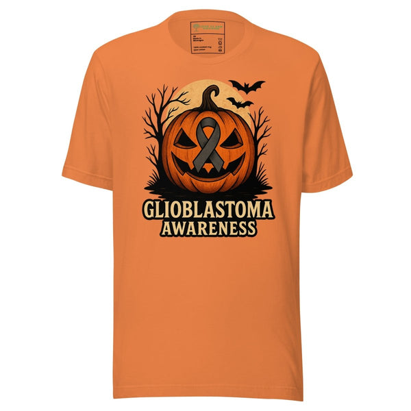 Brain Cancer Pumkin Tee - JohnVsGBMBurnt OrangeXS