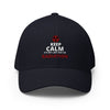 Brain Cancer Radiation Fitted Cap - JohnVsGBMDark NavyS/M