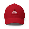 Brain Cancer Radiation Fitted Cap - JohnVsGBMRedS/M