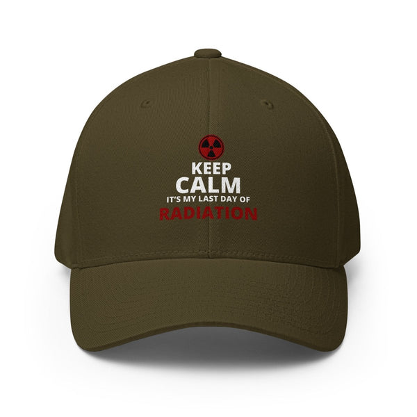 Brain Cancer Radiation Fitted Cap - JohnVsGBMOliveS/M