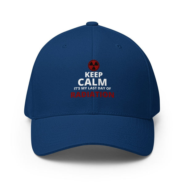 Brain Cancer Radiation Fitted Cap - JohnVsGBMRoyal BlueS/M