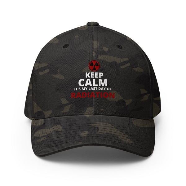 Brain Cancer Radiation Fitted Cap - JohnVsGBMMulticam BlackS/M
