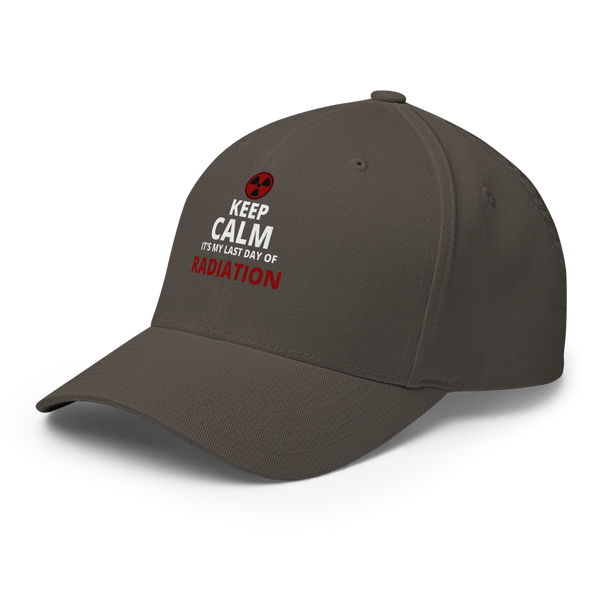 Brain Cancer Radiation Fitted Cap - JohnVsGBMRoyal BlueS/M