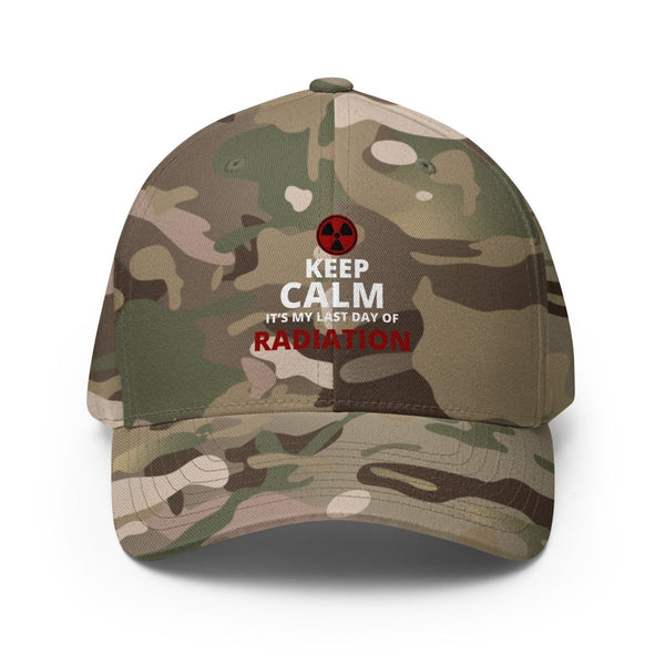 Brain Cancer Radiation Fitted Cap - JohnVsGBMMulticam GreenS/M