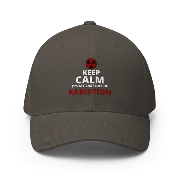 Brain Cancer Radiation Fitted Cap - JohnVsGBMDark GreyS/M