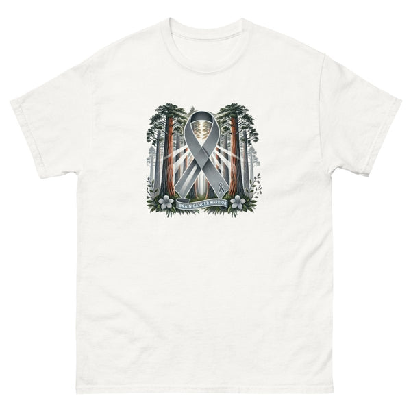Brain Cancer Redwood Forest Tee - JohnVsGBMWhiteS
