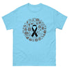 Brain Cancer Ribbon and Brain Tee - JohnVsGBMSkyS