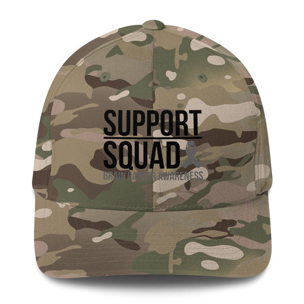 Brain Cancer Squad Fitted Cap - JohnVsGBMMulticam GreenS/M