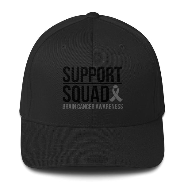 Brain Cancer Squad Fitted Cap - JohnVsGBMBlackS/M