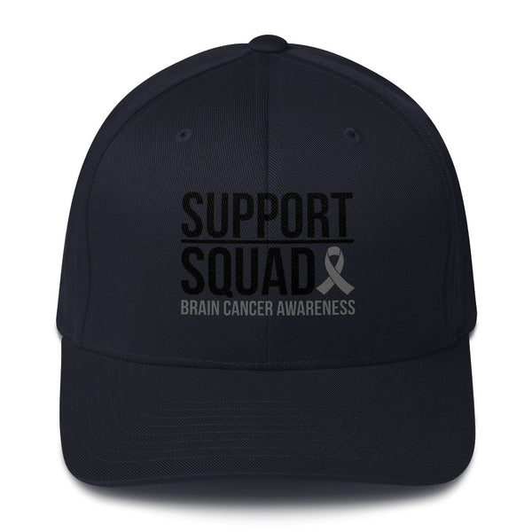 Brain Cancer Squad Fitted Cap - JohnVsGBMDark NavyS/M
