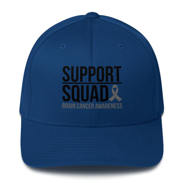 Brain Cancer Squad Fitted Cap - JohnVsGBMRoyal BlueS/M