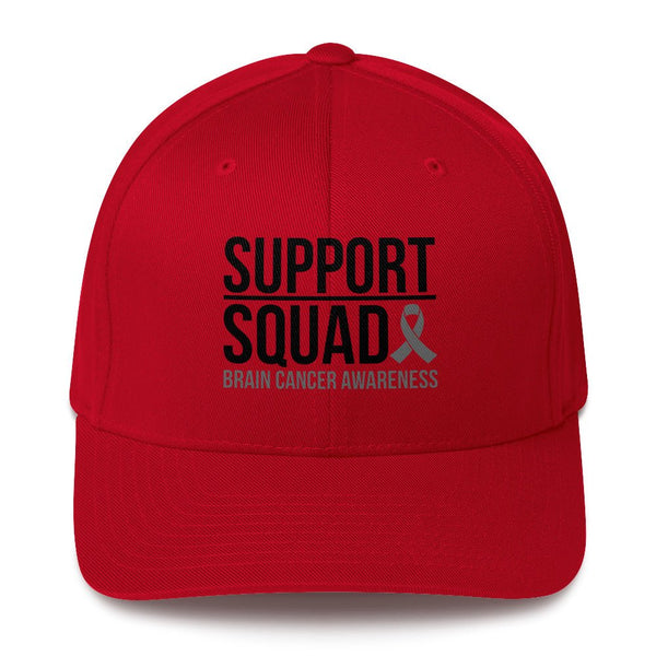 Brain Cancer Squad Fitted Cap - JohnVsGBMRoyal BlueS/M