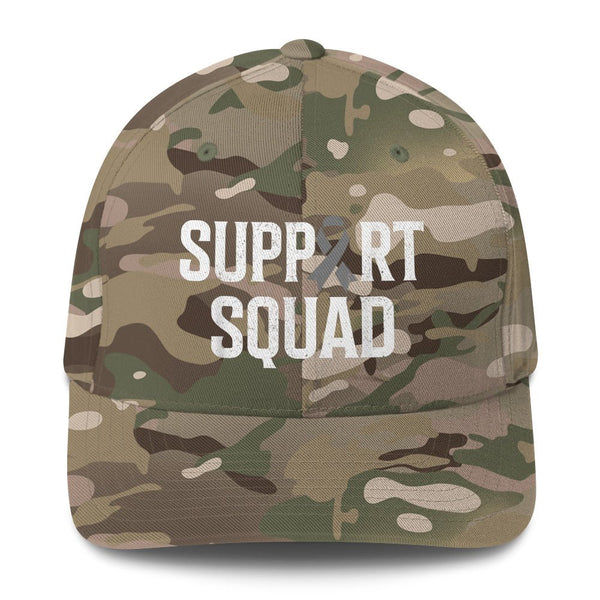 Brain Cancer Support Fitted Cap - JohnVsGBMMulticam GreenS/M