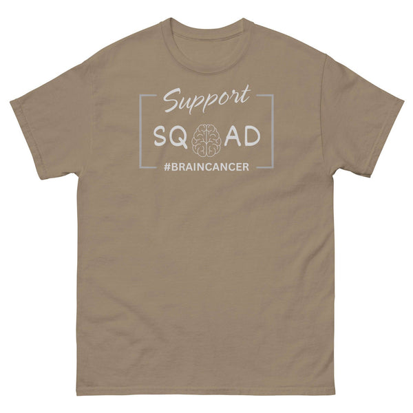 Brain Cancer Support Squad Tee - JohnVsGBMBrown SavanaS