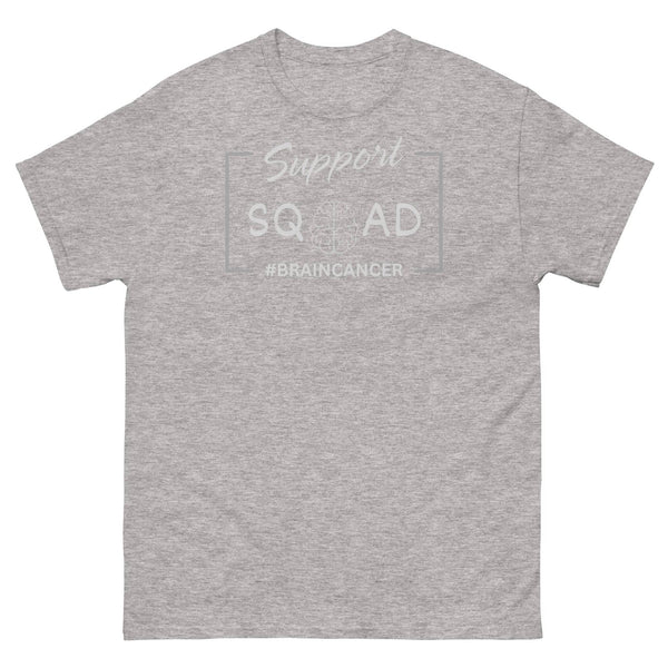 Brain Cancer Support Squad Tee - JohnVsGBMSport GreyS