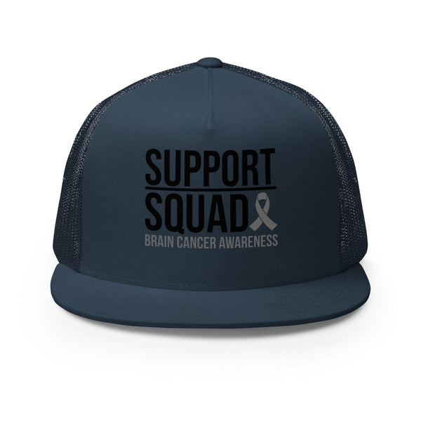 Brain Cancer Support Trucker Cap - JohnVsGBMNavy