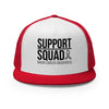 Brain Cancer Support Trucker Cap - JohnVsGBMRed/ White/ Red