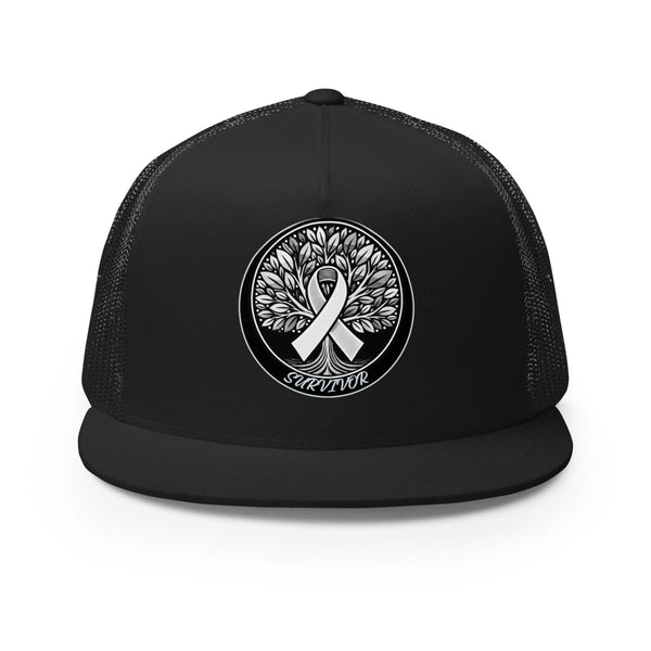 Brain Cancer Survivor Trucker Cap - JohnVsGBMBlack