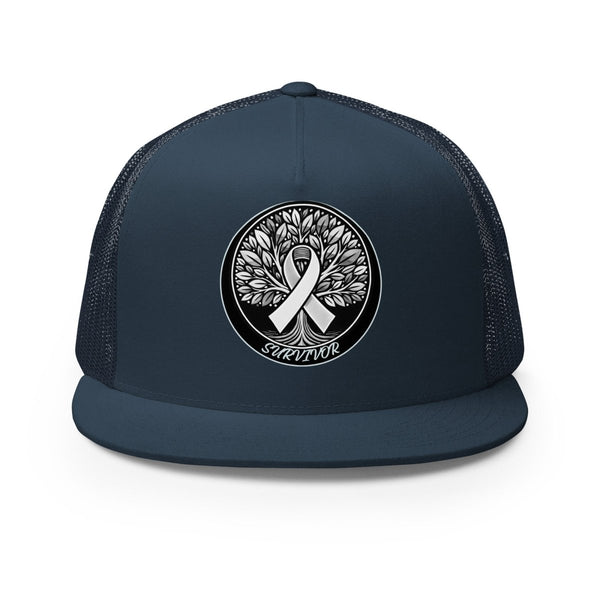 Brain Cancer Survivor Trucker Cap - JohnVsGBMNavy