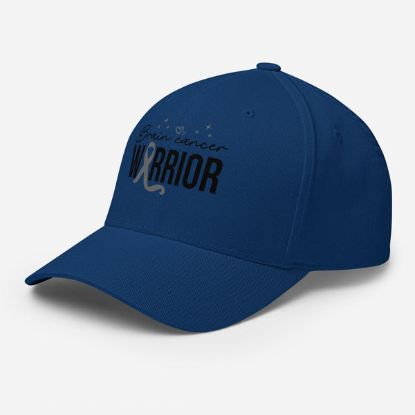 Brain Cancer Warrior Fitted Cap - JohnVsGBMRoyal BlueS/M