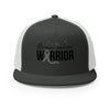 Brain Cancer Warrior Ribbon Trucker Cap - JohnVsGBMCharcoal/ White