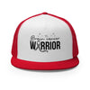 Brain Cancer Warrior Ribbon Trucker Cap - JohnVsGBMRed/ White/ Red