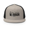 Brain Cancer Warrior Ribbon Trucker Cap - JohnVsGBMSilver/ Black
