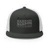 Brain Cancer Warrior Trucker Cap - JohnVsGBMCharcoal/ White