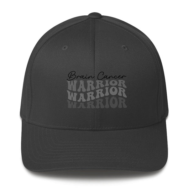 Brain Cancer Warriors Fitted Cap - JohnVsGBMDark GreyS/M
