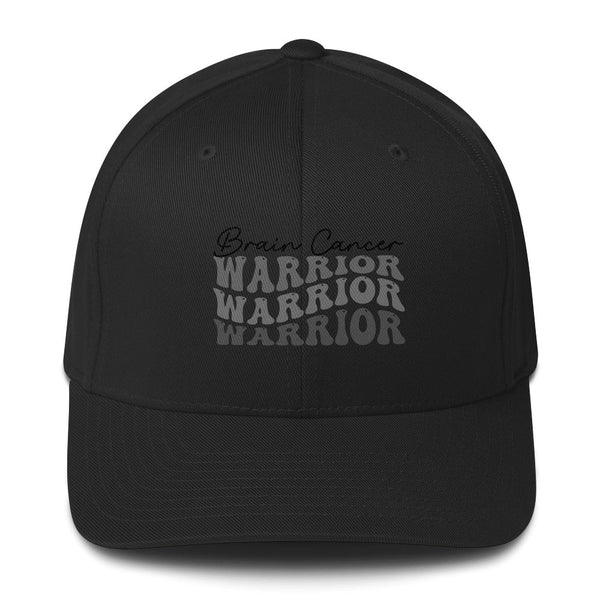 Brain Cancer Warriors Fitted Cap - JohnVsGBMBlackS/M