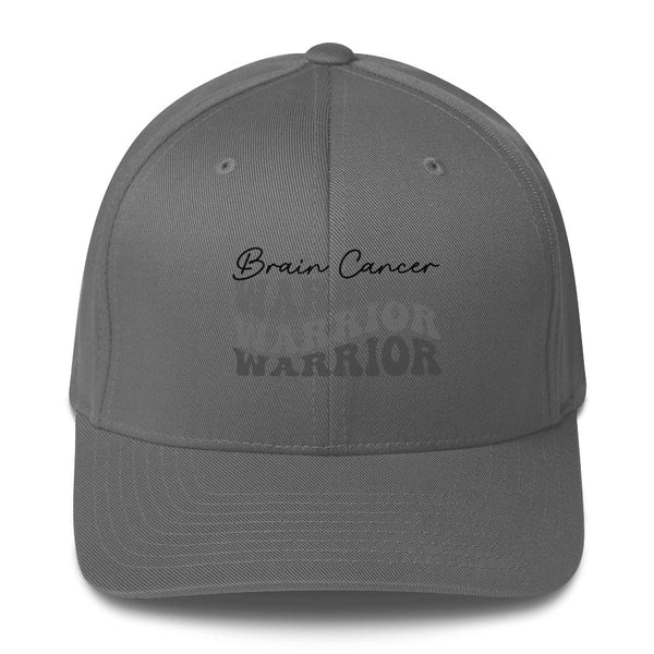 Brain Cancer Warriors Fitted Cap - JohnVsGBMGreyS/M