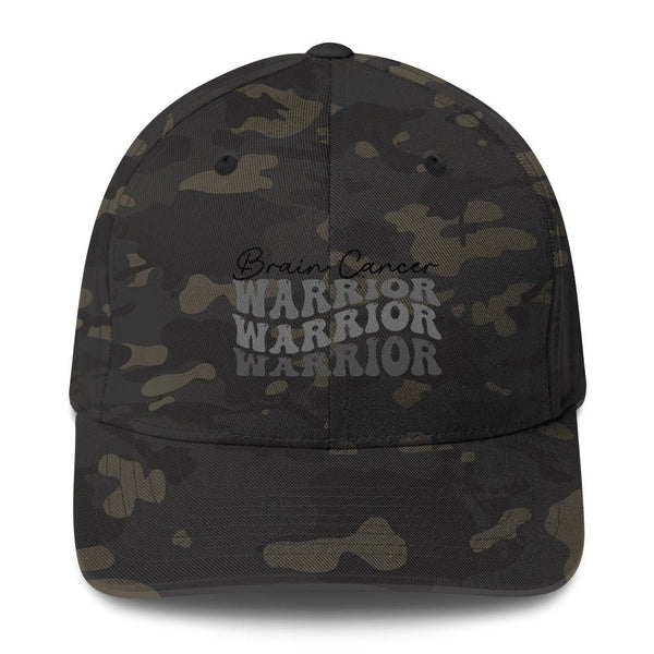 Brain Cancer Warriors Fitted Cap - JohnVsGBMMulticam BlackS/M