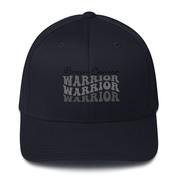 Brain Cancer Warriors Fitted Cap - JohnVsGBMDark NavyS/M