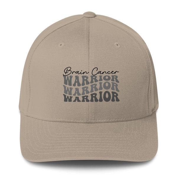 Brain Cancer Warriors Fitted Cap - JohnVsGBMGreyS/M