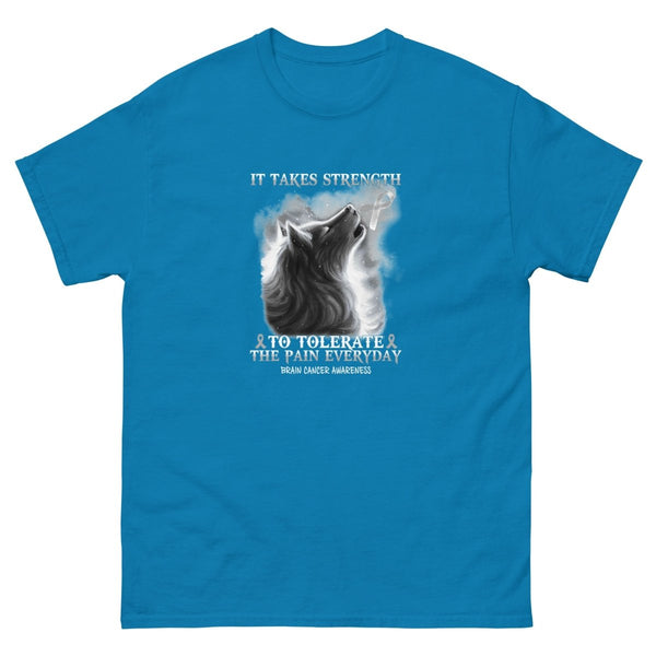 Brain Cancer Wolf Tee - JohnVsGBMSapphireS