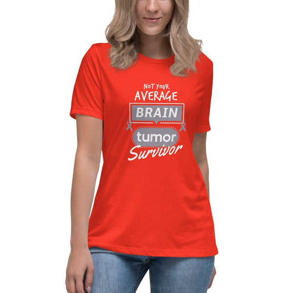 Brain Cancer Women's Average Tee - JohnVsGBMPoppyS