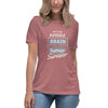 Brain Cancer Women's Average Tee - JohnVsGBMHeather MauveS