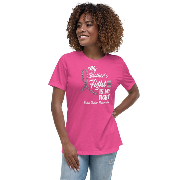 Brain Cancer Women's Brother's Tee - JohnVsGBMBerryS