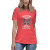 Brain Cancer Women's Butterfly Ribbon Tee - JohnVsGBMHeather RedS