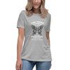 Brain Cancer Women's Butterfly Ribbon Tee - JohnVsGBMAthletic HeatherS
