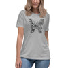 Brain Cancer Women's Butterfly Words Tee - JohnVsGBMAthletic HeatherS
