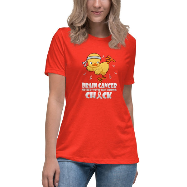 Brain Cancer Women's Chick Tee - JohnVsGBMPoppyS