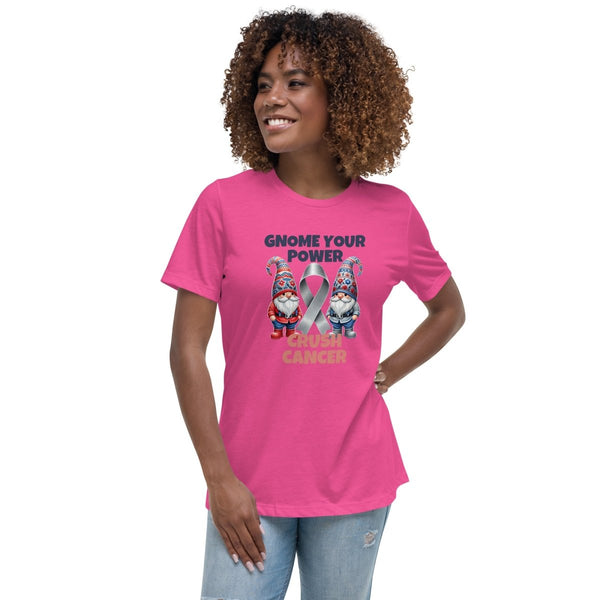 Brain Cancer Women's Crush Gnome Tee - JohnVsGBMBerryS