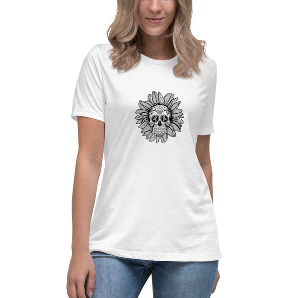 Brain Cancer Women's Death Smile Tee - JohnVsGBMWhiteS