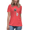 Brain Cancer Women's Elephant Flwr Tee - JohnVsGBMHeather RedS